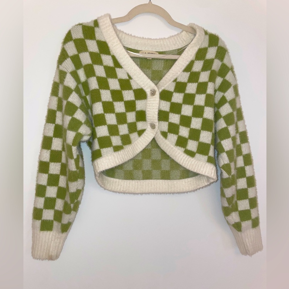 Checkered Cardigan